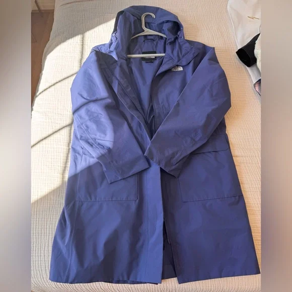 The North Face Lavender Hooded Rain Jacket - Picture 2 of 6